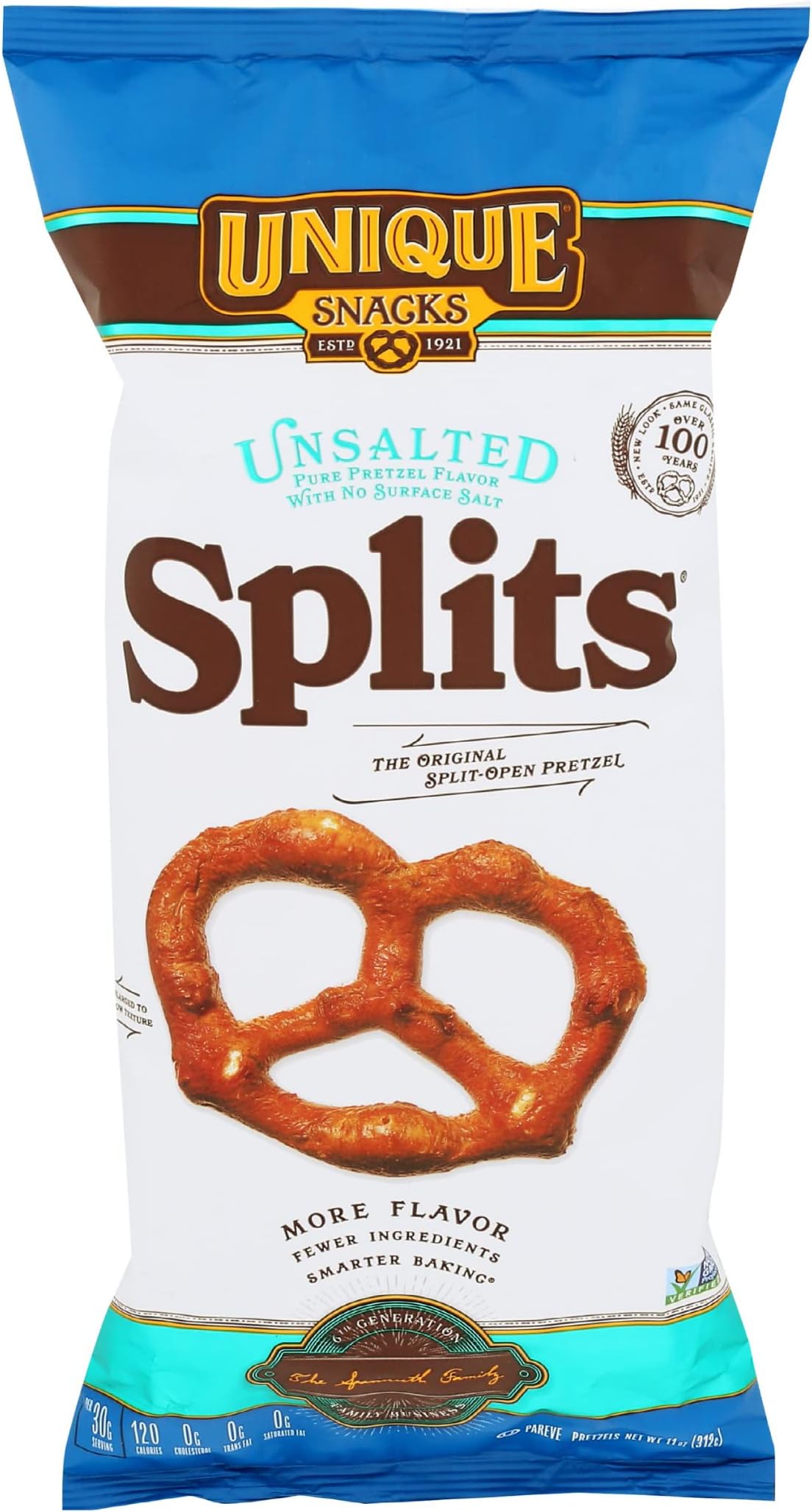 Utz Sourdough Specials Unsalted Pretzels, 16 Ounce