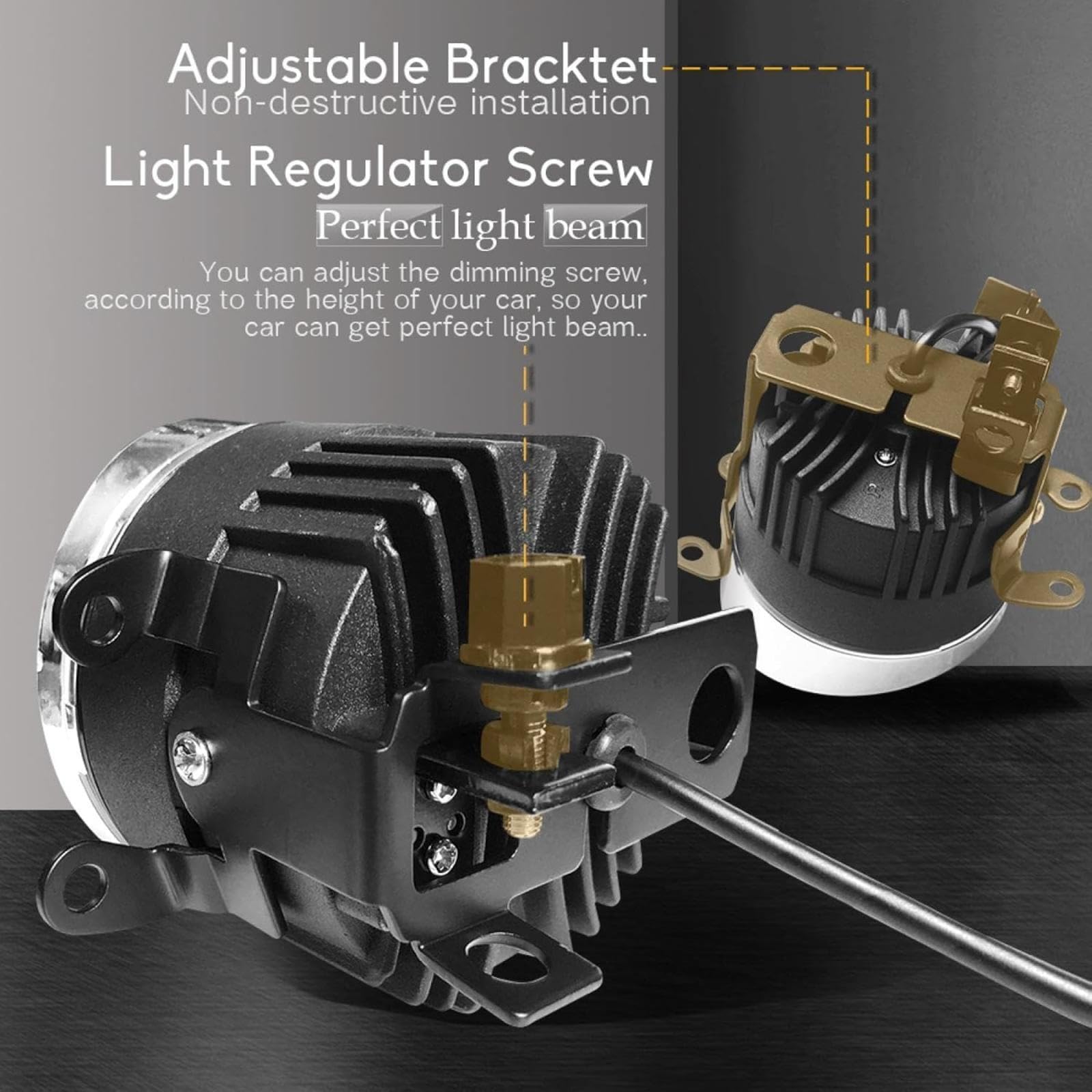 Mistlampen 2 X Lewe + Prawe światło przeciwmgielne samochodu Dla Yaris (_P9_) Hatchback 2005-2014 30W LED DRL Przeciwmgielne światło do jazdy dziennej H11 12V