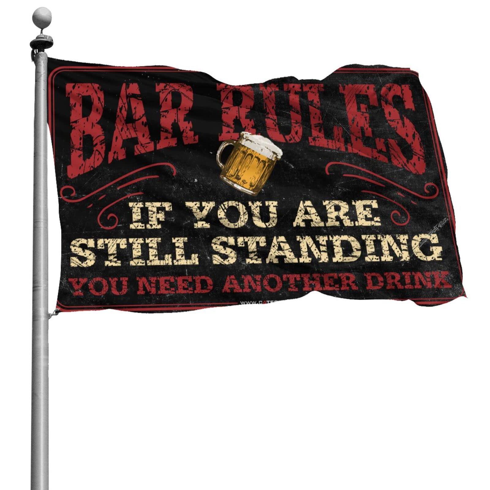 Banderas universitarias con reglas de barra de 152x244 cm de gran resistencia para decoración 6
