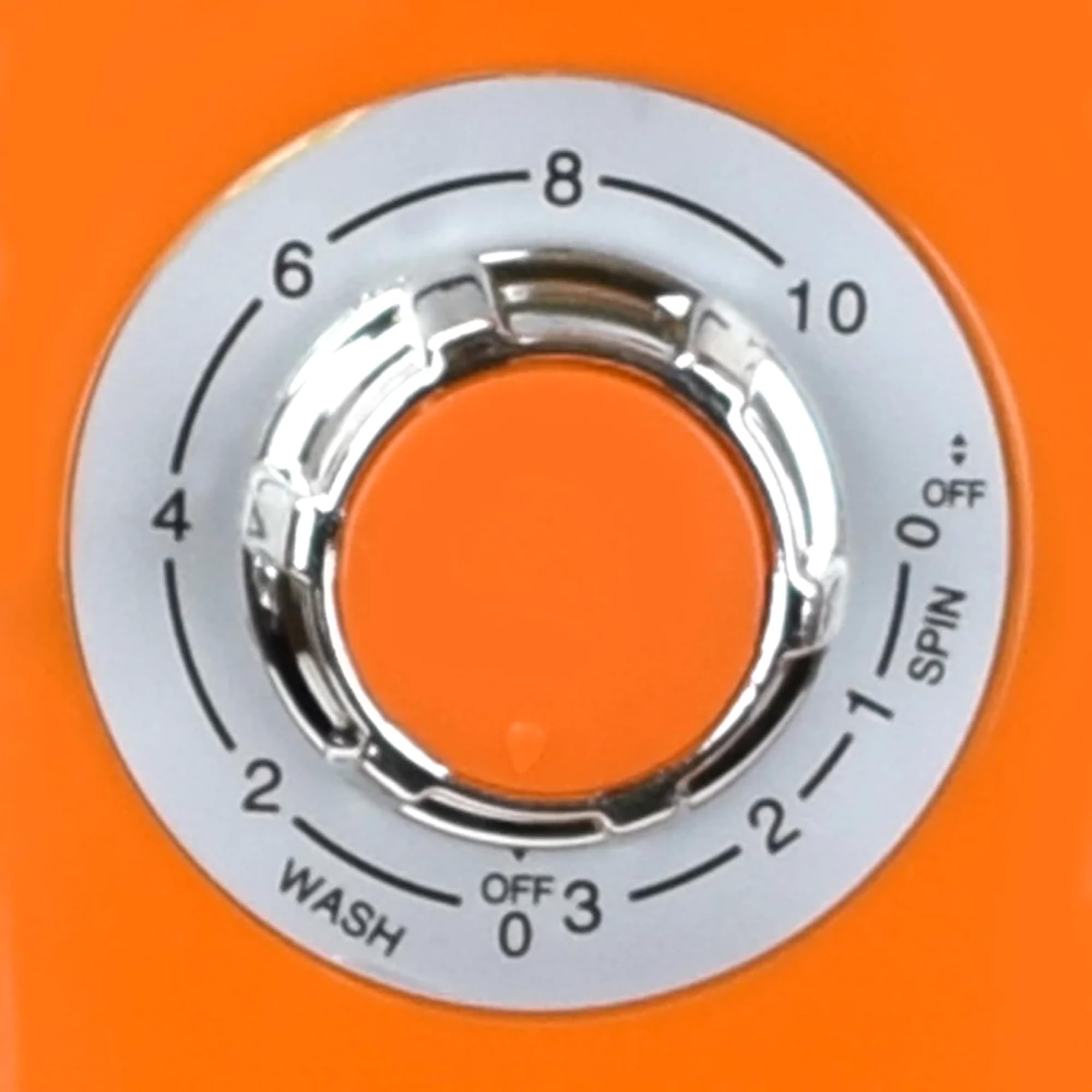 Syntrox Germany Campingwaschmaschine, 3,0 Kg Fassungsvermögen, Timer-Funktion, Geräuscharmer Betrieb, 380Watt (Orange)