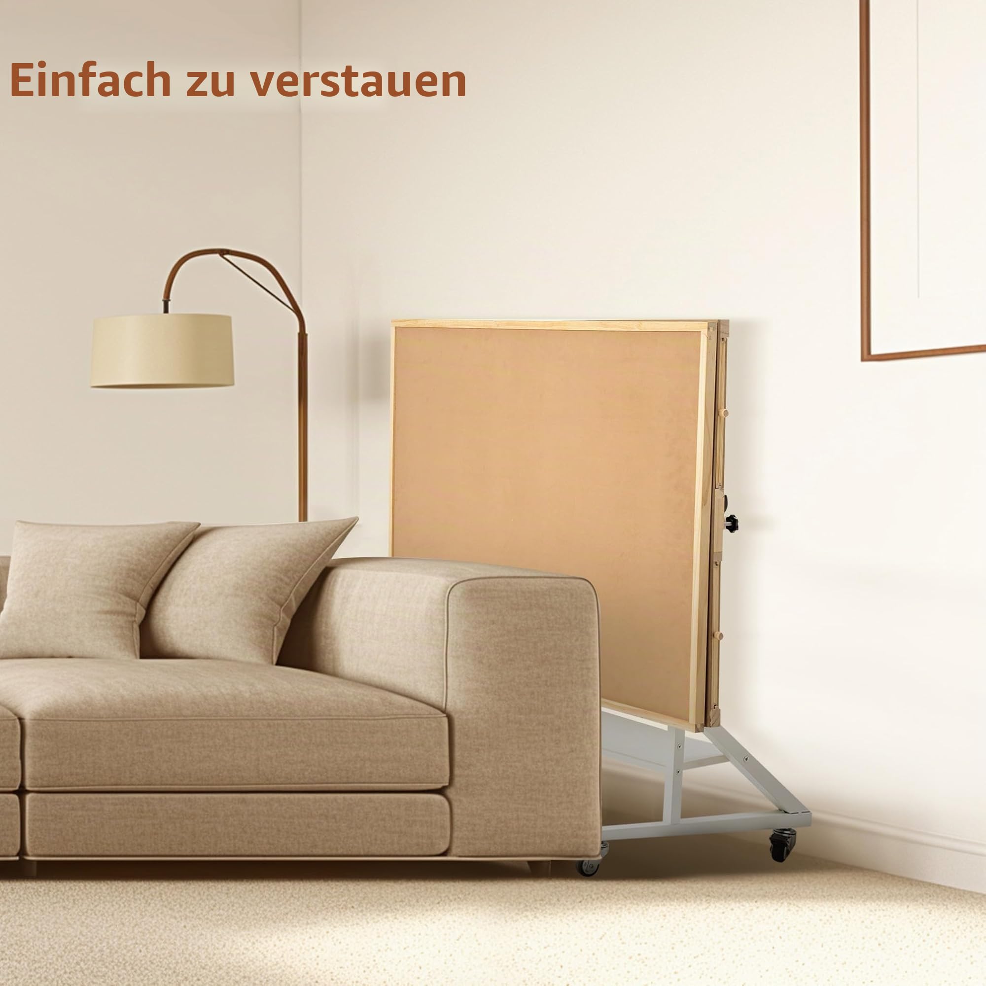 Becko US 1500 Teile Kippbarer & Drehbarer Puzzletisch mit Schubladen & Abdeckung, Faltbares & Tragbares Puzzlebrett mit Neigungs- und Höhenverstellung, leicht zu bewegen, für 1500 Teile Puzzle