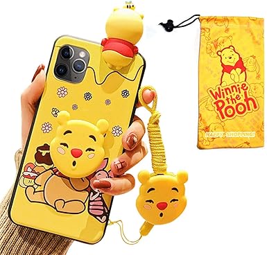 Amazon Com Vanvene Cute 3d Winnie Cartoon Funny Animal Character Case Cover Compatible With Iphone 11 Pro Max Case 6 5 Inch For Kids Girls And Boysfits Apple Iphone 11 Pro Max Case With