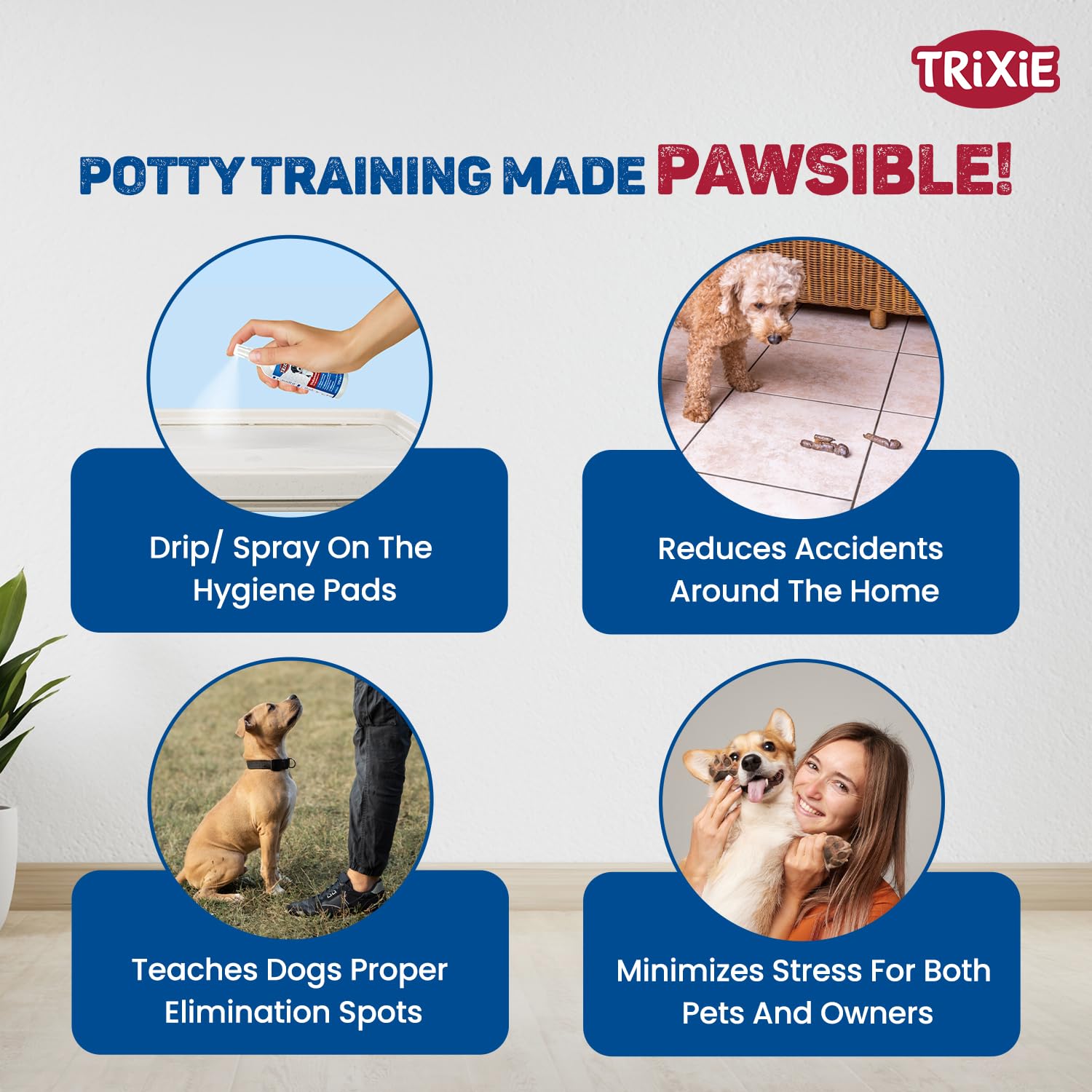 Trixie: - House Training Spray for Puppies | Helps Keep Areas Free of Dog Urine with a 100% Pure, All-Natural Blend of Therapeutic-Grade Essential Oils - 175 ml 2