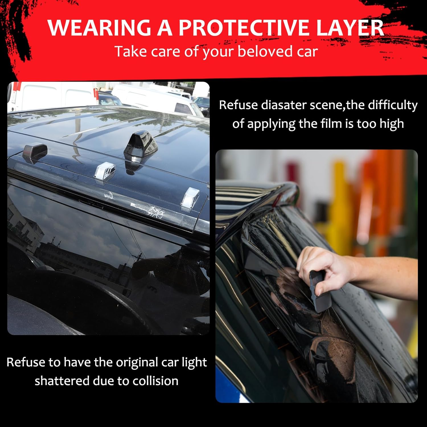 for Hummer EV Accessories Red Lens 3rd Brake Light Smoked Cover Trim Compatible with Hummer EV SUV 2024 2025+ High Mount Brake Light Third Lamp Housing Protection (SUV/Smoke)