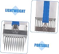 Vista 8 de Blueberry Tools Dibbler Berries Tool Rastrillo de hojas Frutas Recogedor de bayas y Rastrillo Suministros Recogedor de Fresas Mango Poste