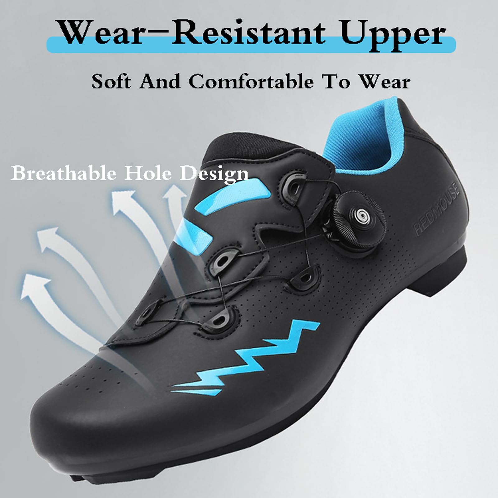 Męskie buty rowerowe, buty rowerowe MTB, damskie buty kolarskie, męskie buty kolarskie, męskie buty kolarskie, antypoślizgowe buty rowerowe, regulowany przycisk
