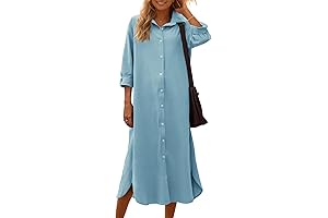 Long Sleeve Shirt Dress for Women: Stylish Versatility and Comfortable Elegance