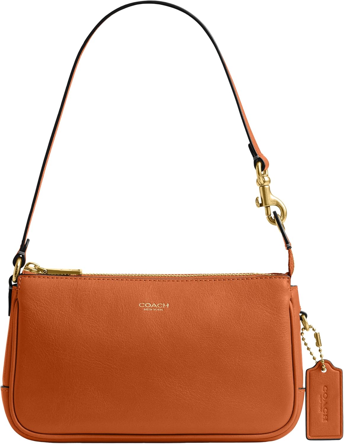 COACH Women's Natural Grain Leather Plaza Bag