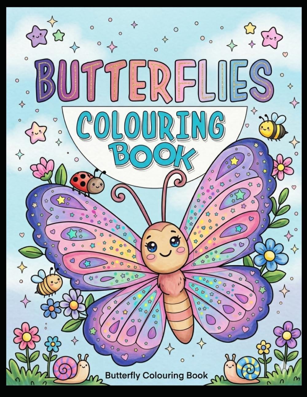 Butterflies Coloring Book for Kids: Beautiful Butterfly Designs for Fun, Creativity, Relaxation, and Coloring Adventures