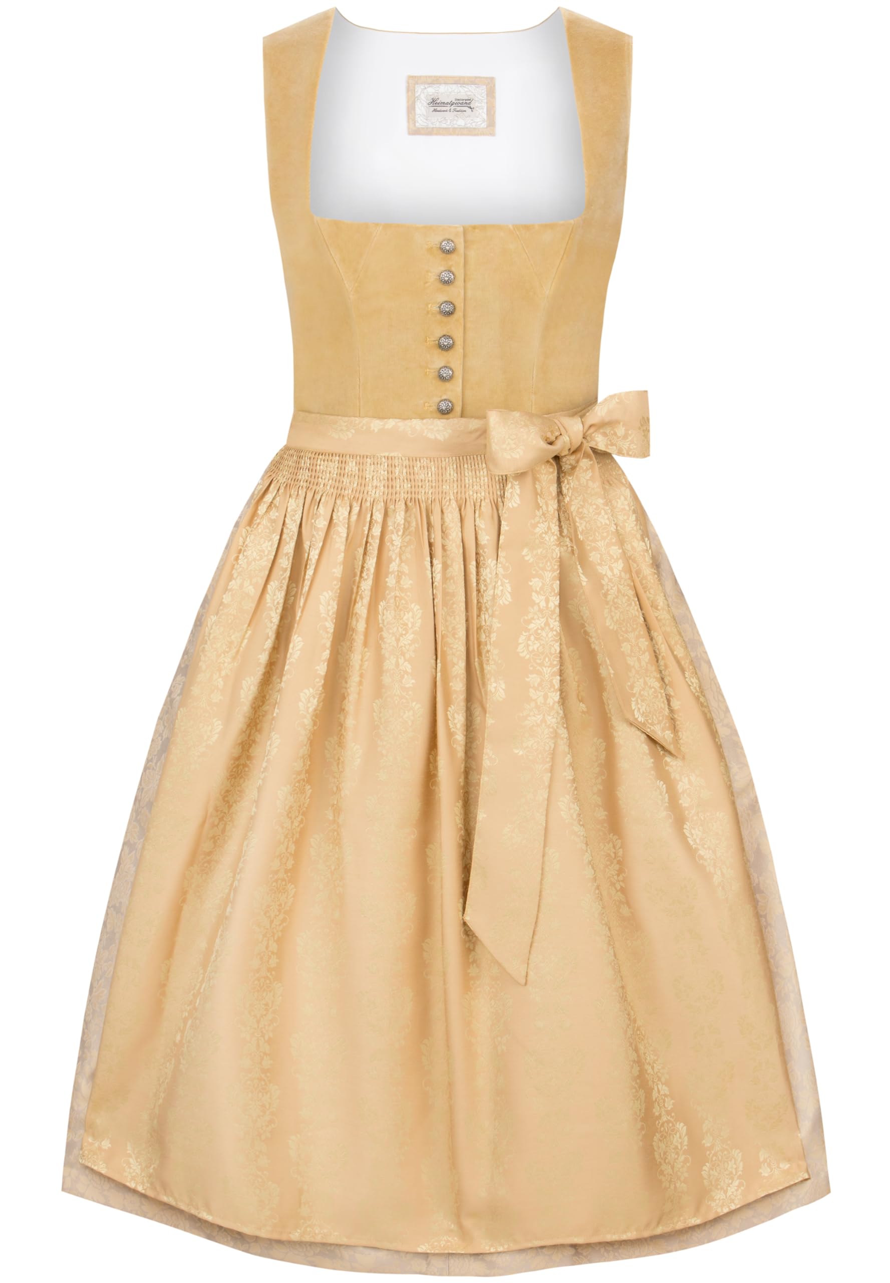 Stockerpoint Damen Dirndl Viktoria I Größe 32-48 I Trachtenkleid mit liebevollen Details & eleganter Dirndlschürze I Bequem & mit Samtfinish I Perfekt für Volksfest & Festlichkeiten