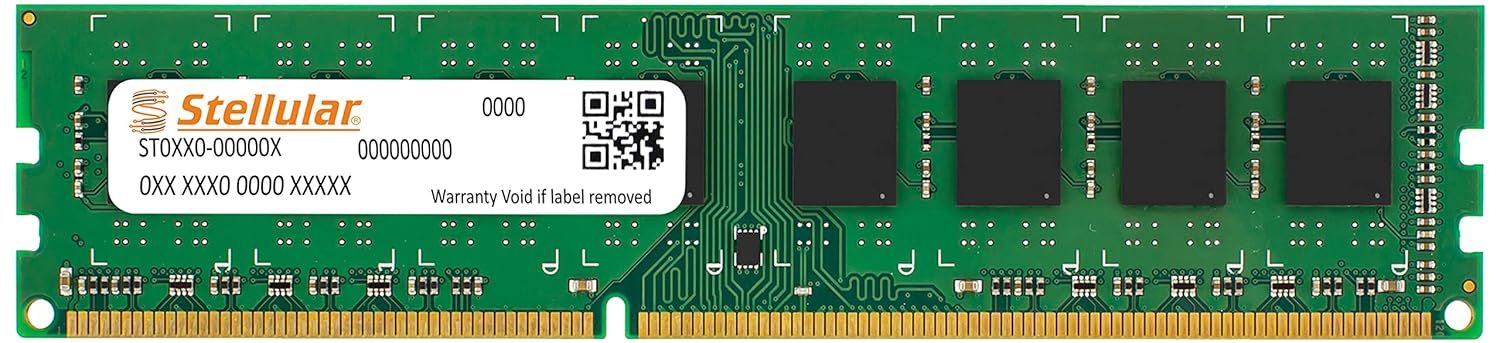 Stellular 12800 (1600 MHZ) DDR3 4 GB (Dual Channel) PC (ST4GD3-12800U) Ram with 3 Years Warranty