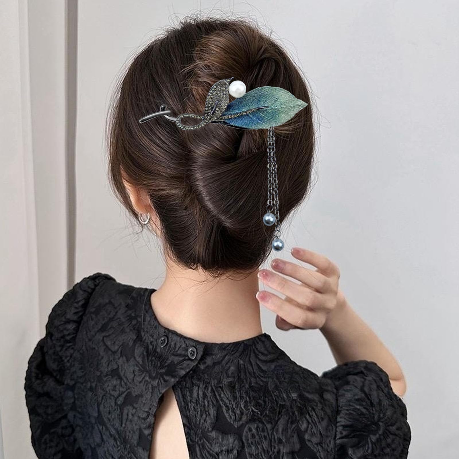 Elegant Gold Hair Bun Claws Clip - Image 4