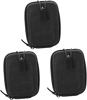 INOOMP 3pcs Rangefinder Bag Small Outdoor Storage Bin Range Finder Mens Golf Storage Pouch for Range Finder Rangefinder Case Men Gofts Eva Black Rangefinder Case for Home Use Disc
