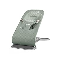 Vista 16 de Ergobaby Evolve - Asiento mecedora 3 en 1 para bebé, mecedora ajustable multiposición para bebés y silla para niños pequeños, tejido de punto suave