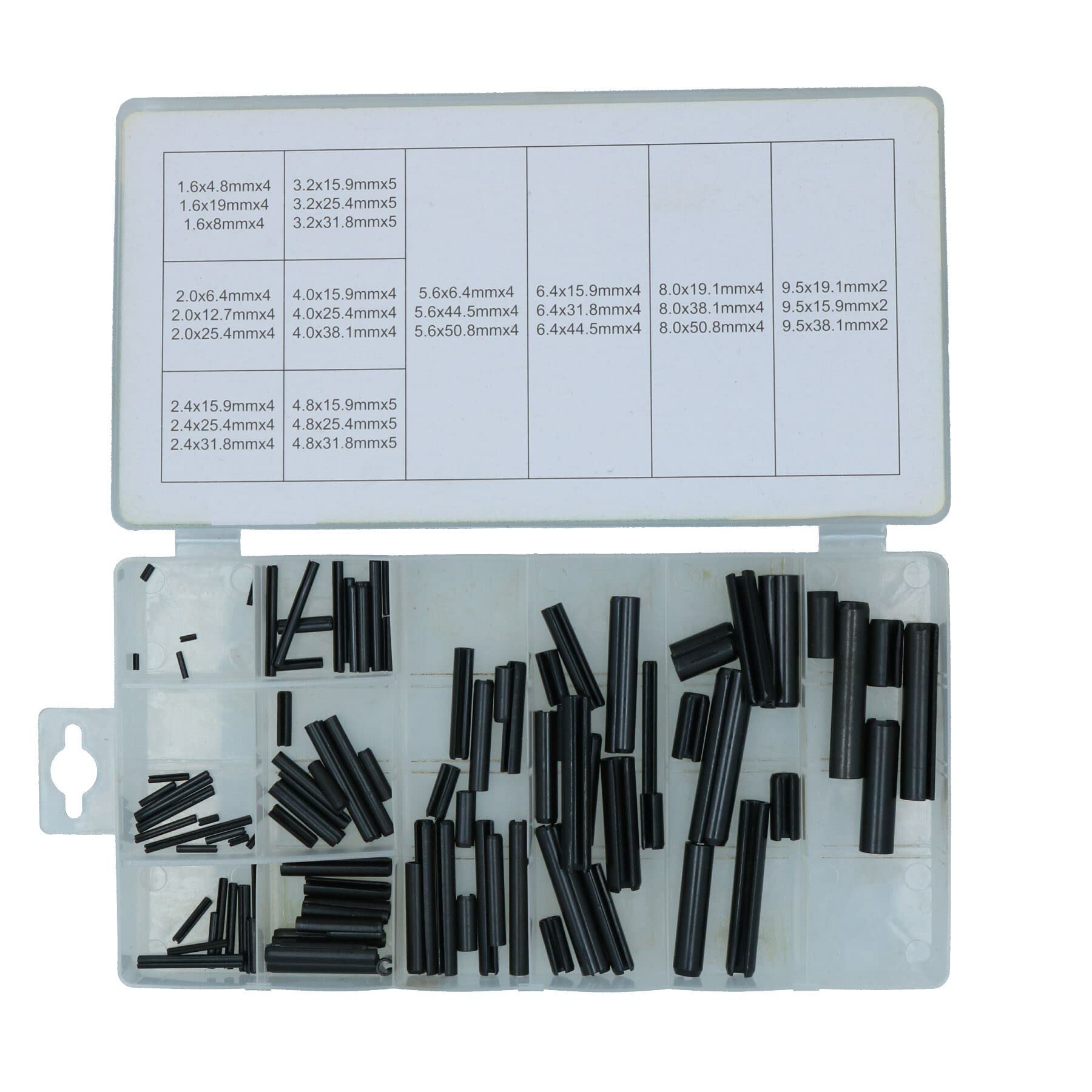 100 Perni Elastici In Acciaio 1/8 X 1/2 Pollice - Roll Pin, CCS Performance Carburetors