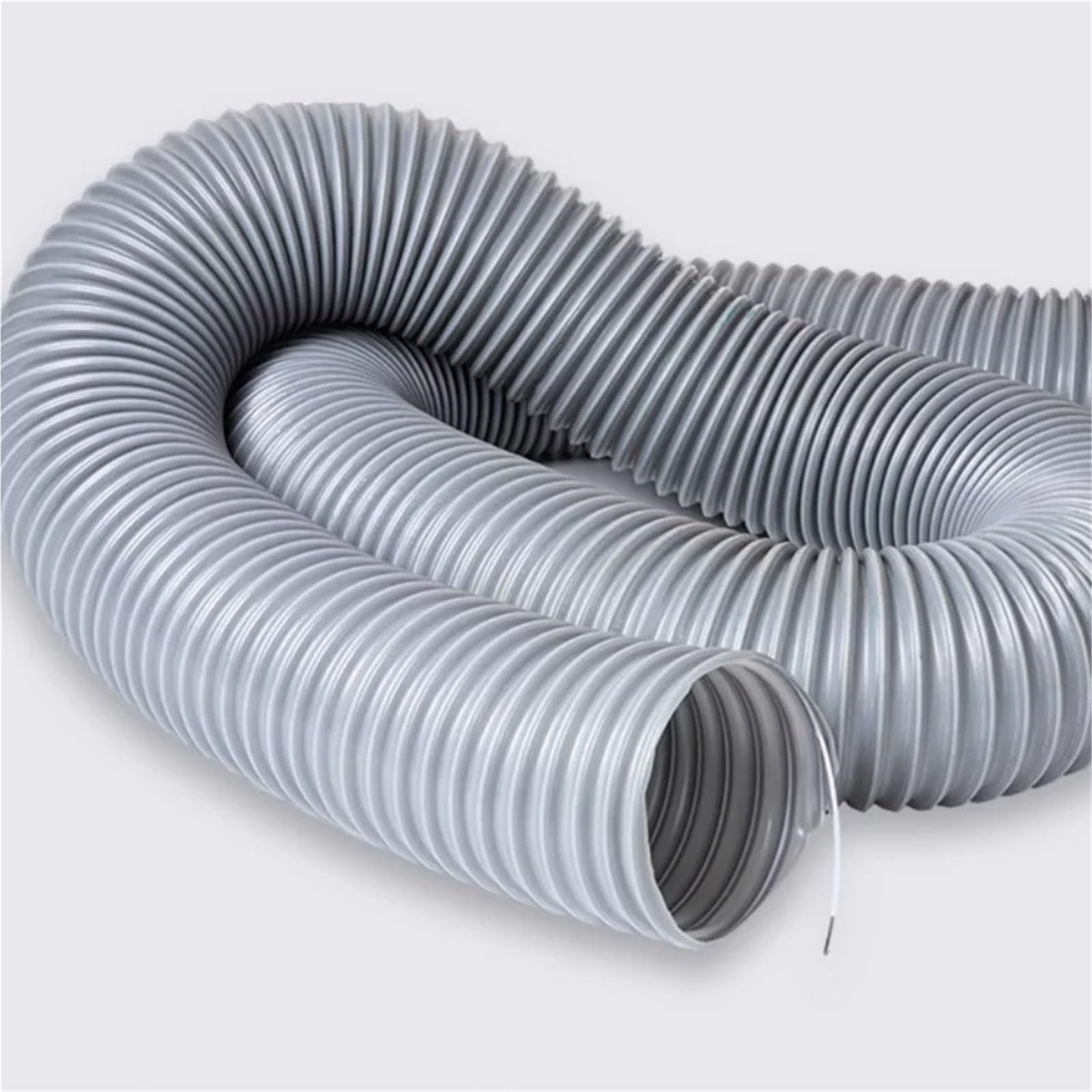 Langlebiger, flexibler PVC-Wellschlauch für Luftleitungen, antistatisches Vakuum-Saug- und Belüftungsrohr für Graviermaschinen, 30–100 mm Innendurchmesser(3 Meters,ID 60mm)