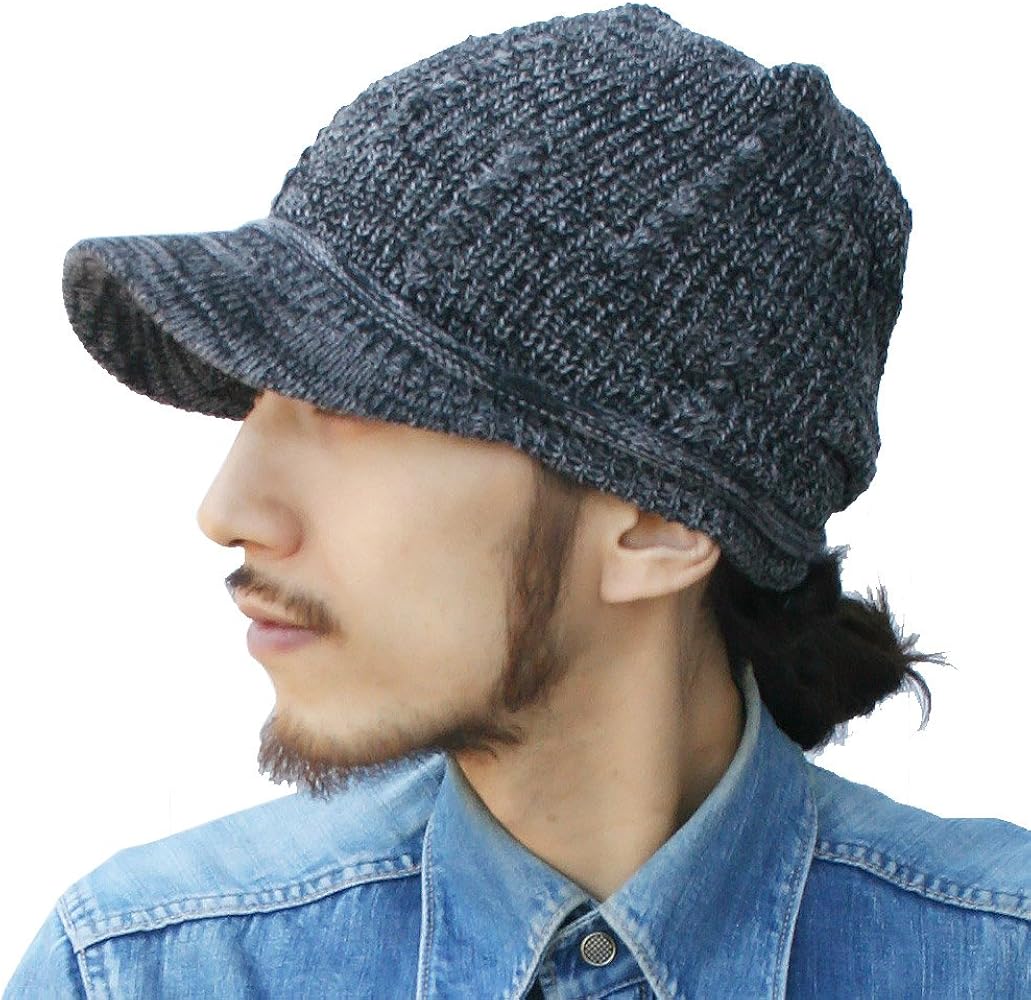 Amazon | ピースクロージング コットンニットキャスケット ケーブル KS