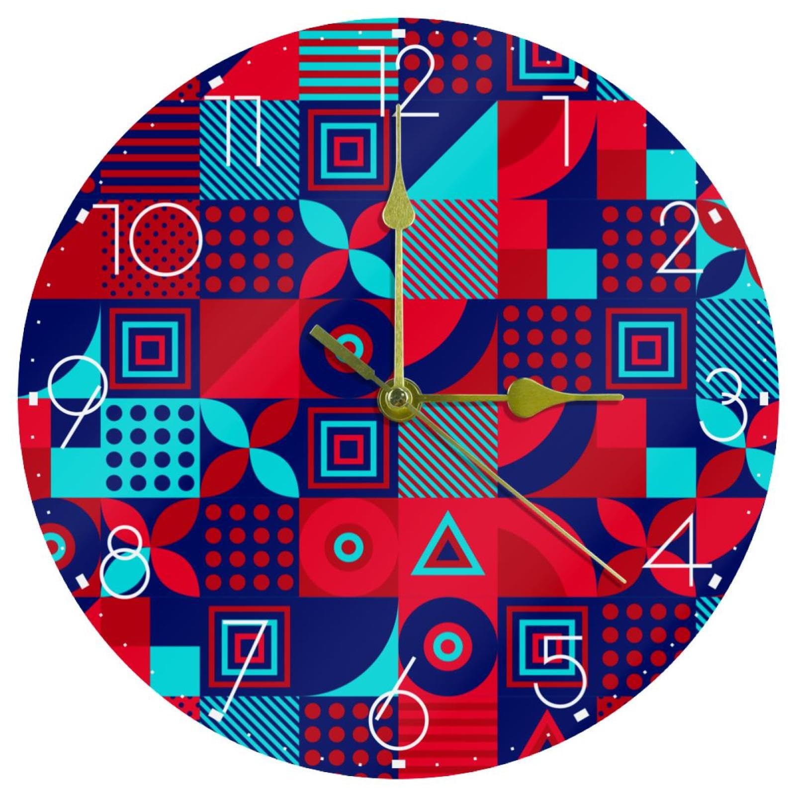 Horloge sans tic-tac ronde et silencieuse contre les bruits de nuit