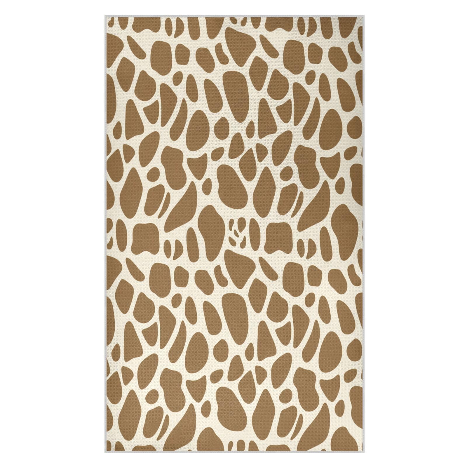 BURSTDDY Leopard Print Kitchen Towels,Absorbent Dish Towels 1 Pack