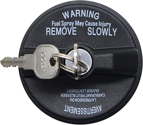 Amavoler 05278655AB - Tapa de gasolina con cerradura para Chrysler Dodge Jeep Ram - Grand Cherokee Wrangler JK TJ Liberty Compass Patriot,