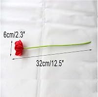 Kitchnexus 10db Művirág 33cm Valódi Tapintású Pipacs Esküvői Csokor Valentin Nap 5