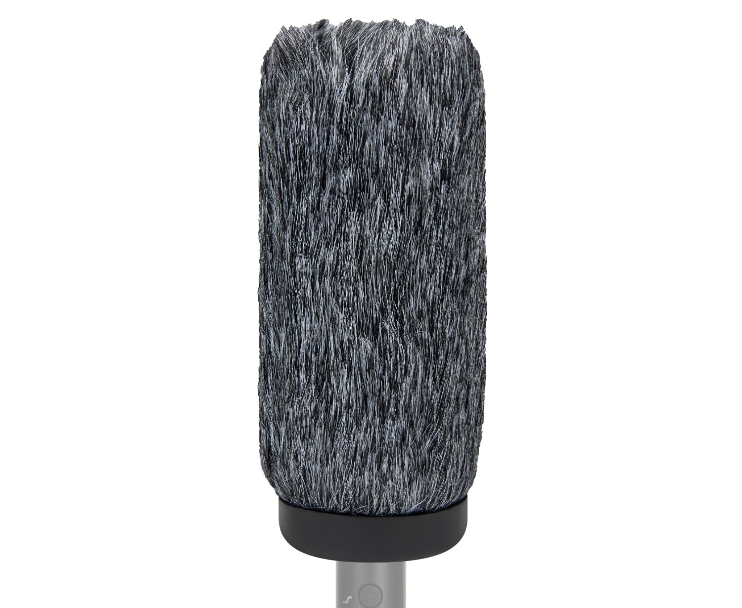 SOULWIT Paravento Pelliccia per RØDE NTG4+ (Rode NTG4 Plus) - Microfono a fucile Professionale a doppia alimentazione, Filtro Anti-pop e Copertura Antivento - Nero