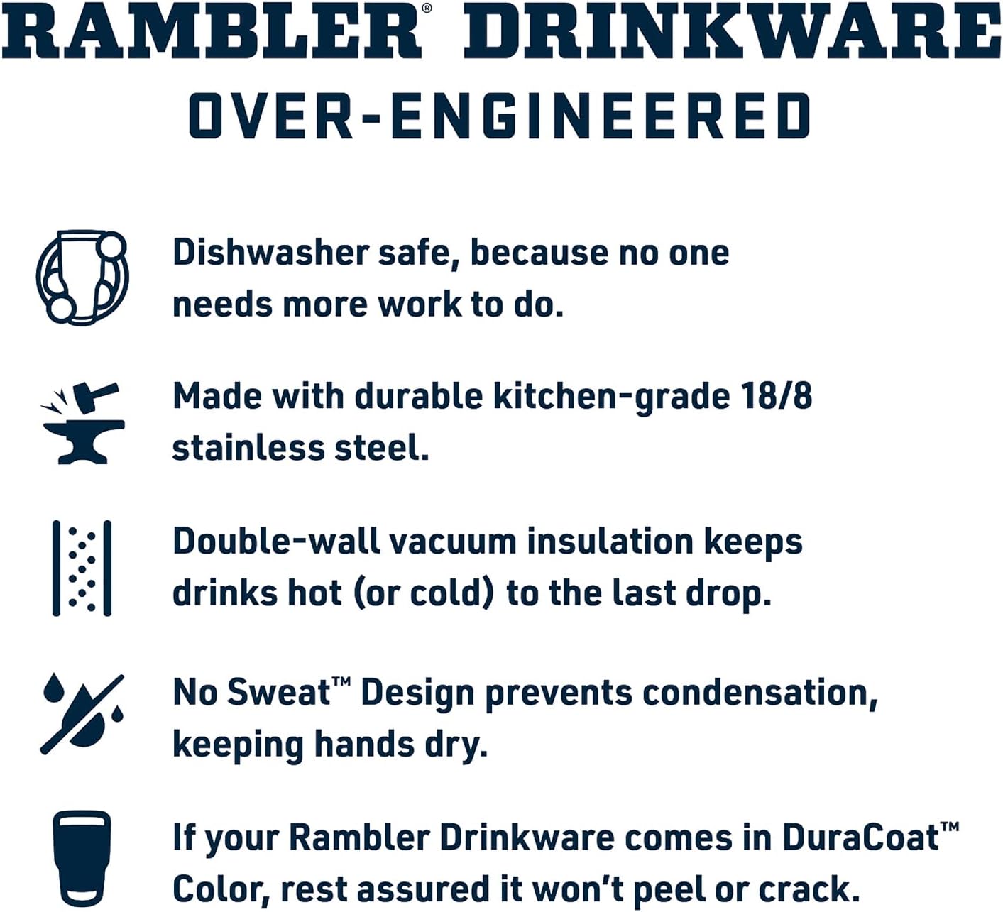 YETI Rambler 20 oz Stainless Steel Vacuum Insulated Tumbler w/MagSlider Lid - Image 4