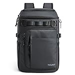 TOURIT 38 Cans Backpack Cooler: Leak Proof Waterproof 2 Insulated Compartments Soft Cooler Bag Beach Travel Camping Picnic Black