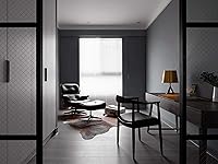 Vista 427 de Dimoon 236''x17.7'' White Thicken Peel and Stick Wallpaper Contact Paper Modern Self Adhesive Wall Paper Removable Renter Friendly Textured Solid