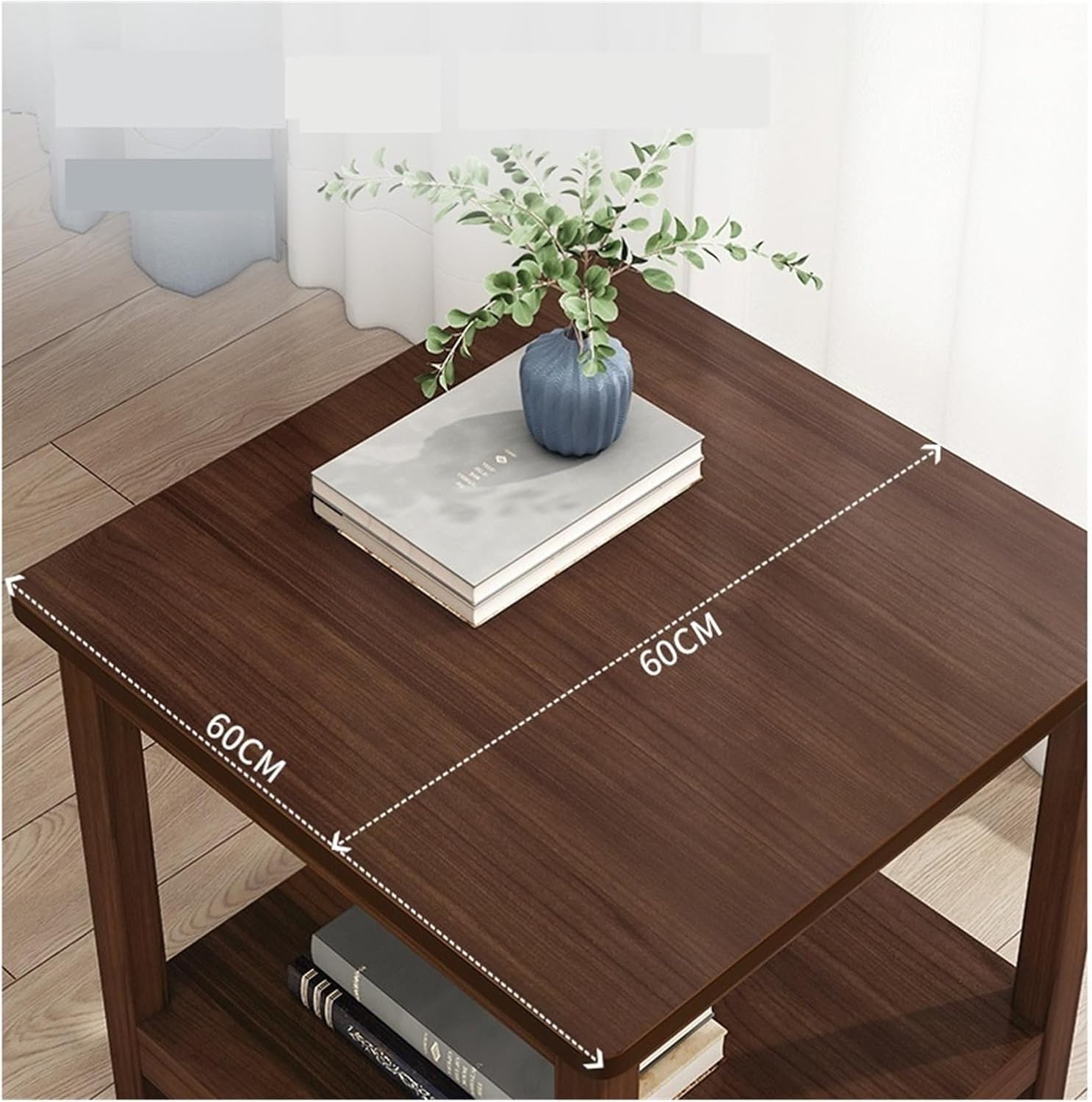 Side End Table Sofa Side Table Small Table Living Room Balcony Home Small Coffee Table Bedside Table Small Square Table Accent Coffee Table for Living Room Bedroom Office