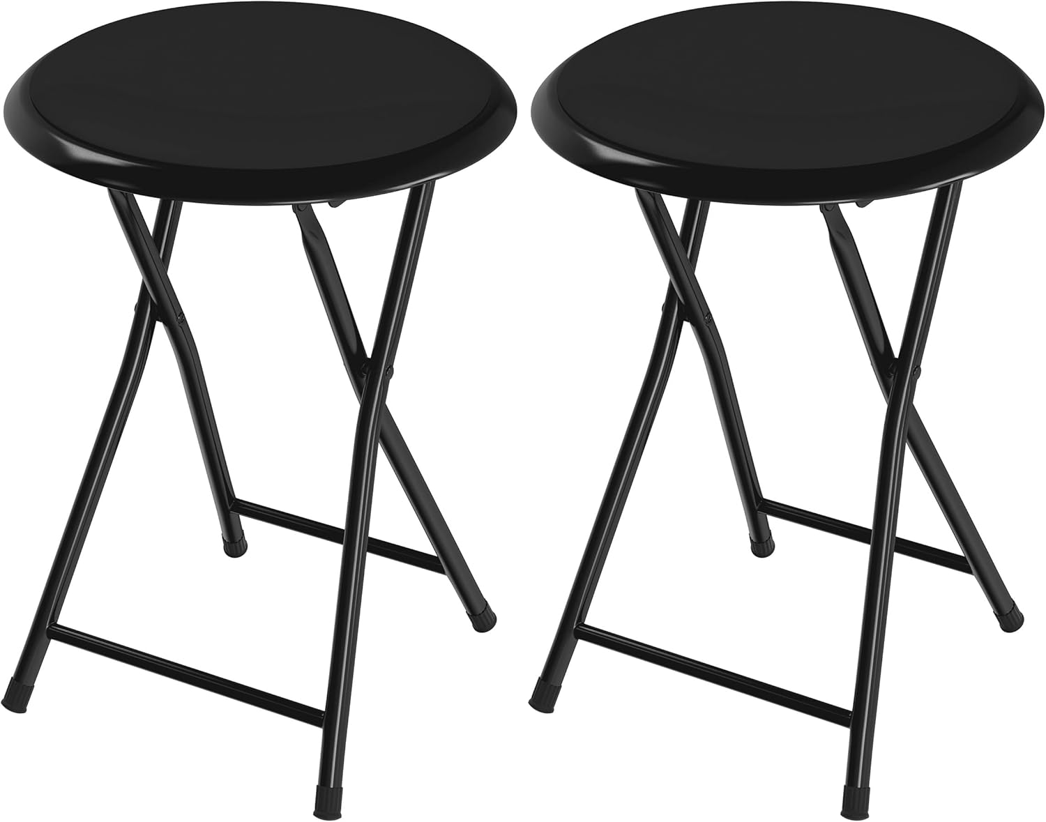 Folding Bar Stools Set of 2 HeavyDuty 18Inch Stool