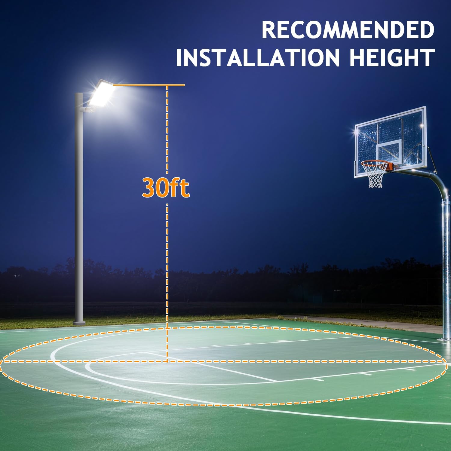 240W LED Parking Lot Light Slip Fitter Mount 36000LM Dusk to Dawn 5000K Parking Lot Lights Outdoor Area Security Commercial IP65 Waterproof 100-277V for Street Driveways Parking Lot