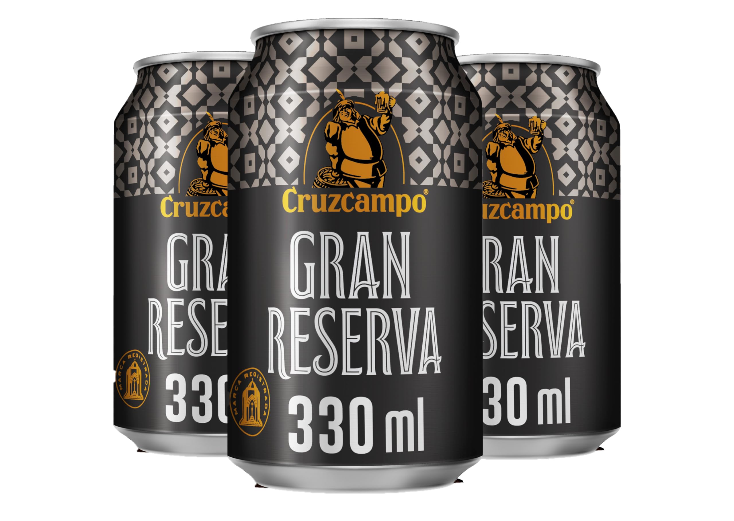Cruzcampo Gran Reserva Cerveza Tostada Pack Lata, 24 x 33cl