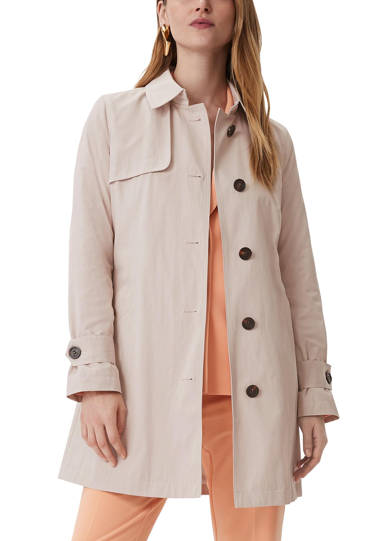 COMMA Taillierter Trenchcoat mit Bindegürtel