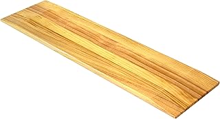 Generic FabLife Deluxe Hardwood Transfer Board for Easy Patient Transfer, Slide Assist Device for Transportation from Wheelchair to Bed, Car, Bath and More, Solid with No Handgrips 8"x30"
