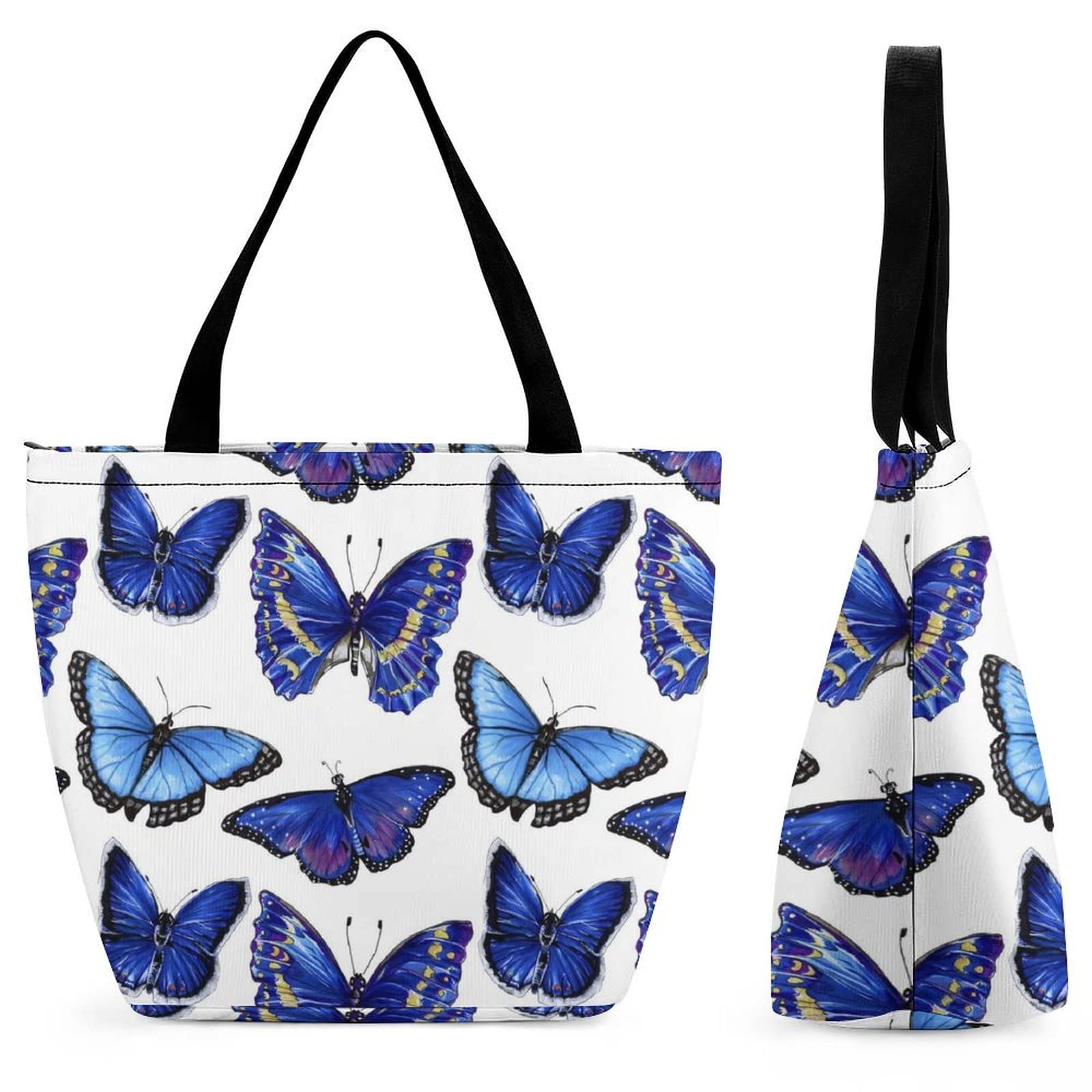 Sac à main shopping papillon idéal pour les cours et le bureau