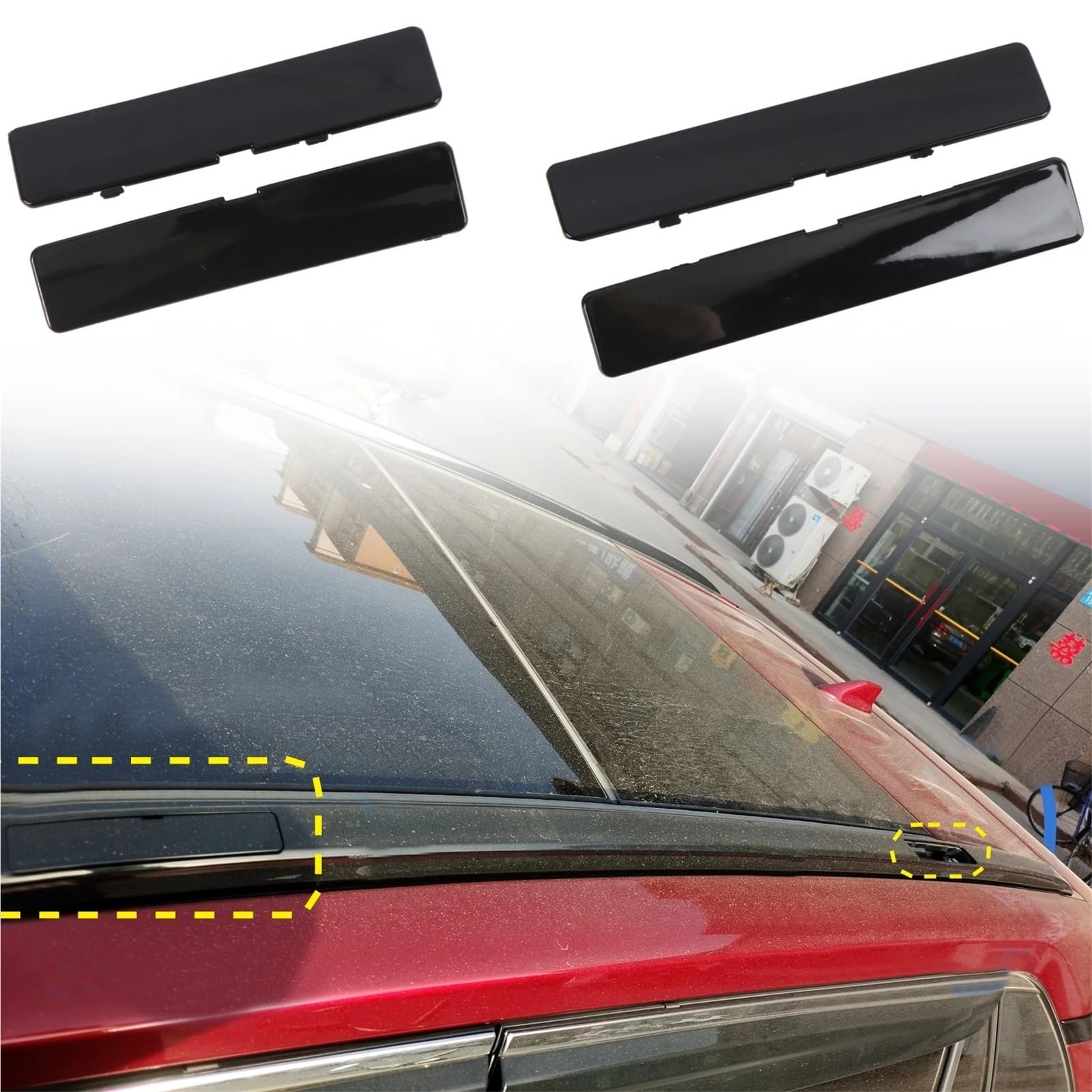 Portapacchi Per Auto Per Toyota Per RAV4 2019-2024 ABS Barre Portatutto Copertura Terminale Guscio Sostituisci 4 Pezzi Accessori Per Auto