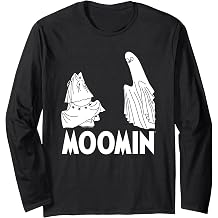 Moomin Moomintroll In Costume Scared By Ghost Long Sleeve T-Shirt