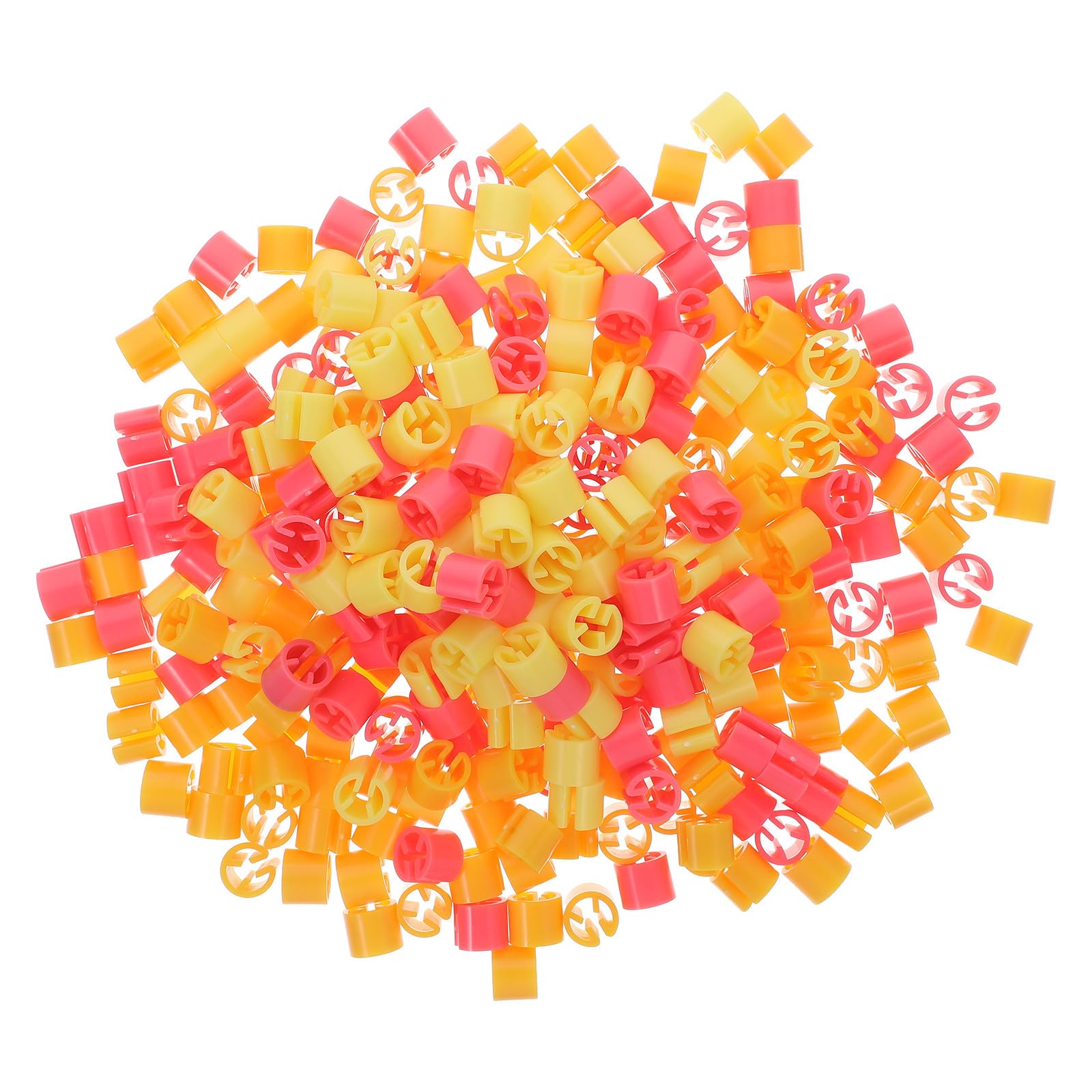 Alasum Marqueurs de Taille pour Cintres 300 en Plastique Étiquettes Rondes Clairs et Solide , Identification Facile Lot de 300 Pièces pour Vêtements en Boutique