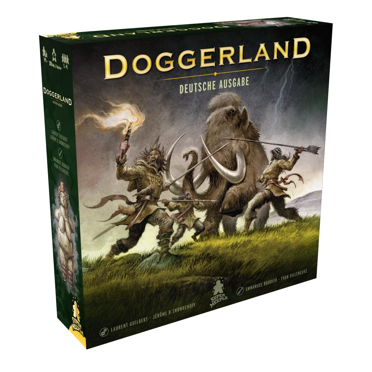 Doggerland – Strategisches Kennerspiel mit Worker-Placement & Ressourcenmanagement in der Steinzeit – Für 1–4 Spieler ab 12 Jahren – Deutsch – ELZNIR GAMES