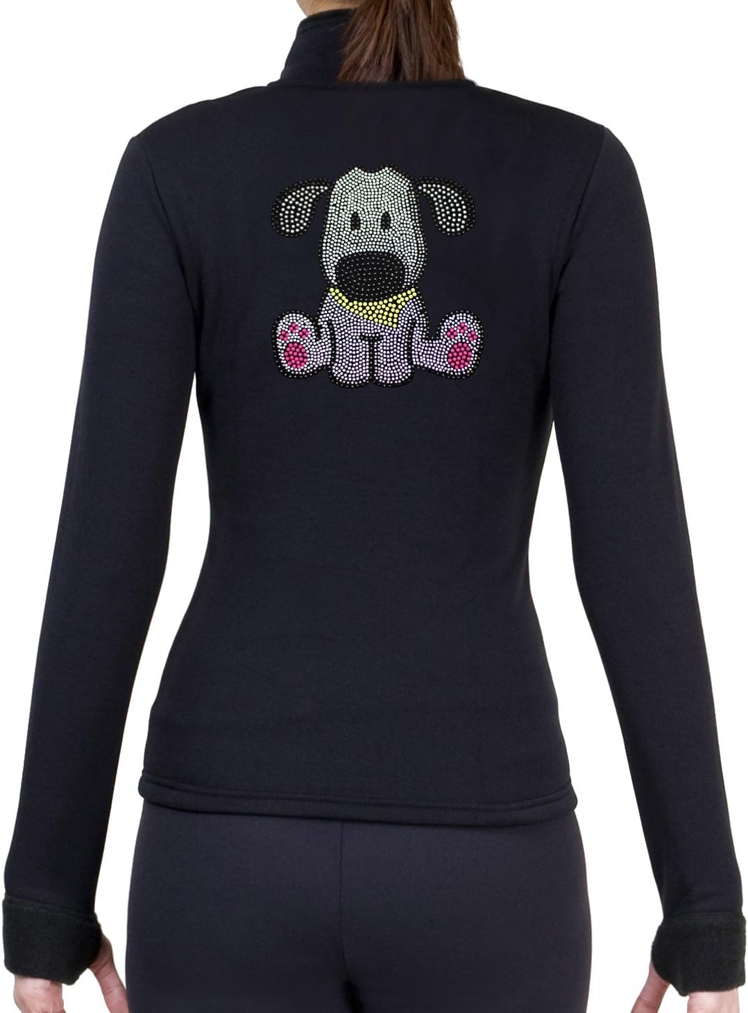 Figure Skating Polartec Polar Fleece Jacket with Rhinestones JR288 - Child Sizes