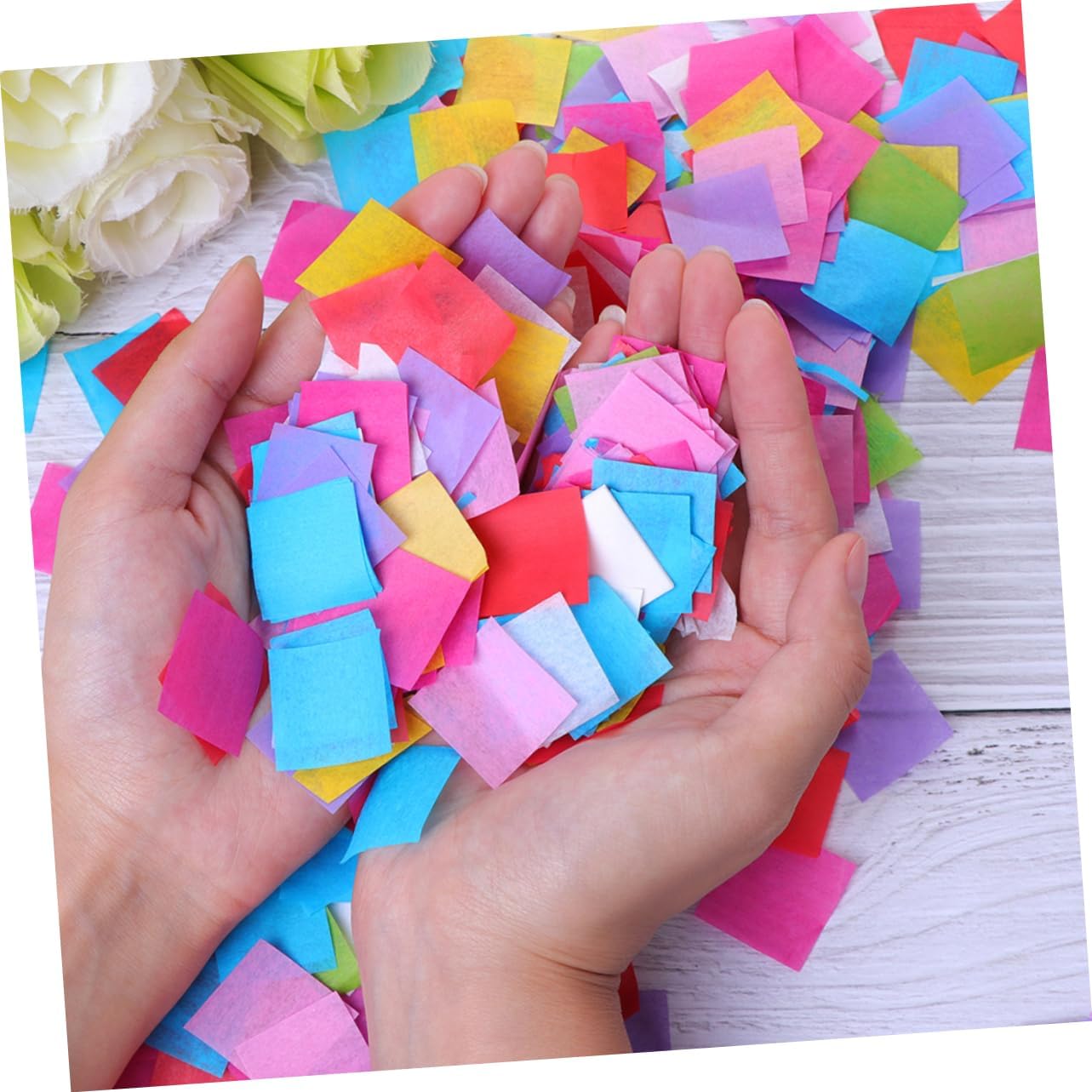 ABOOFAN 3sets Colorful Square Wedding Engagement Supplies for Festive Celebrations Decorative Accessories for Parties Home Office and More