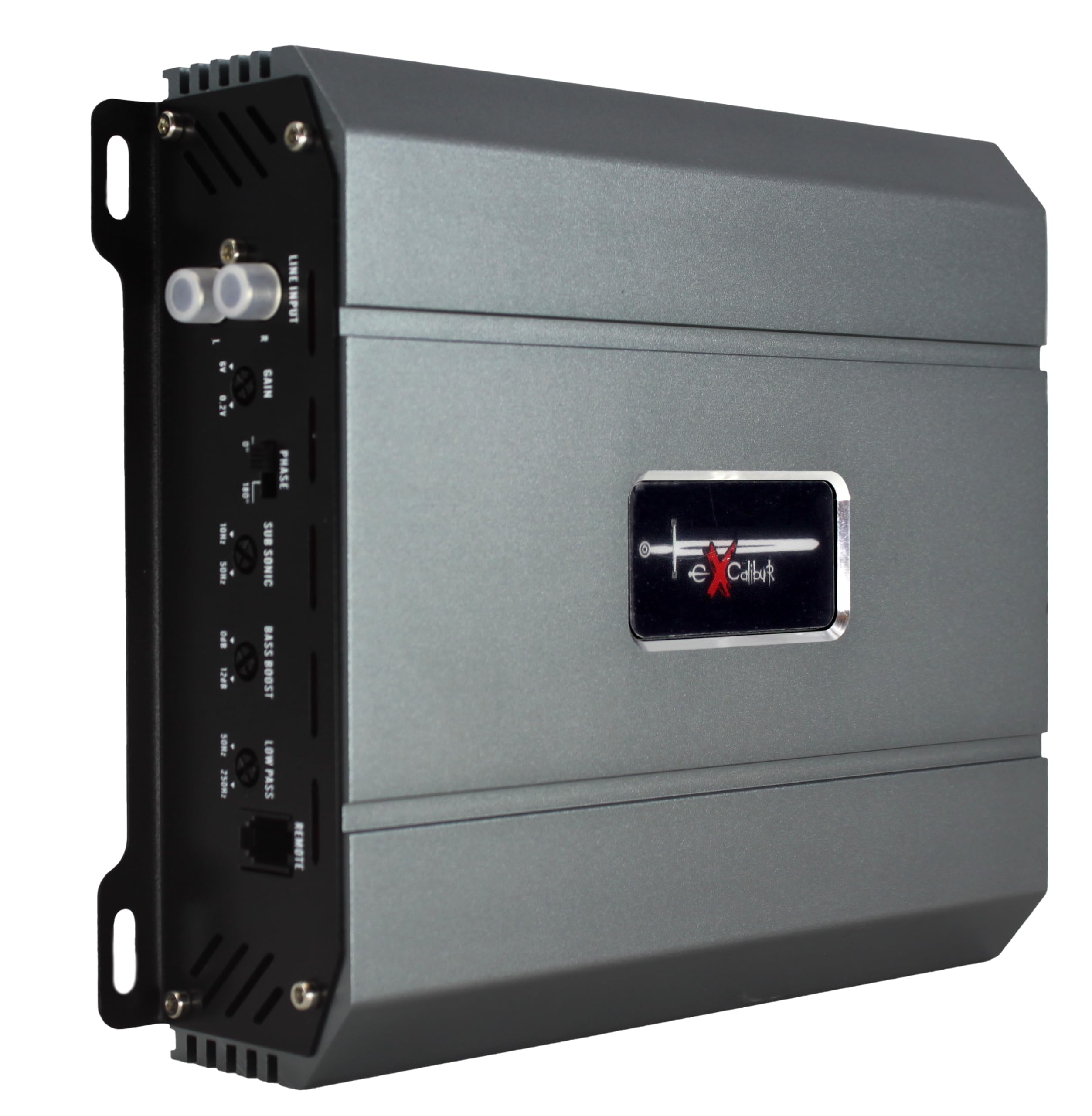 Excalibur X11000.1 Mono Amplificatore Auto Subwoofer Monocanale 1500W, Bass Boost 0-12 dB, Crossover HPF-Full-LPF, Potenza 4Ω 420W, 2Ω 720W, 1Ω 1000W, Nuova Serie 2025, Installazione Facile