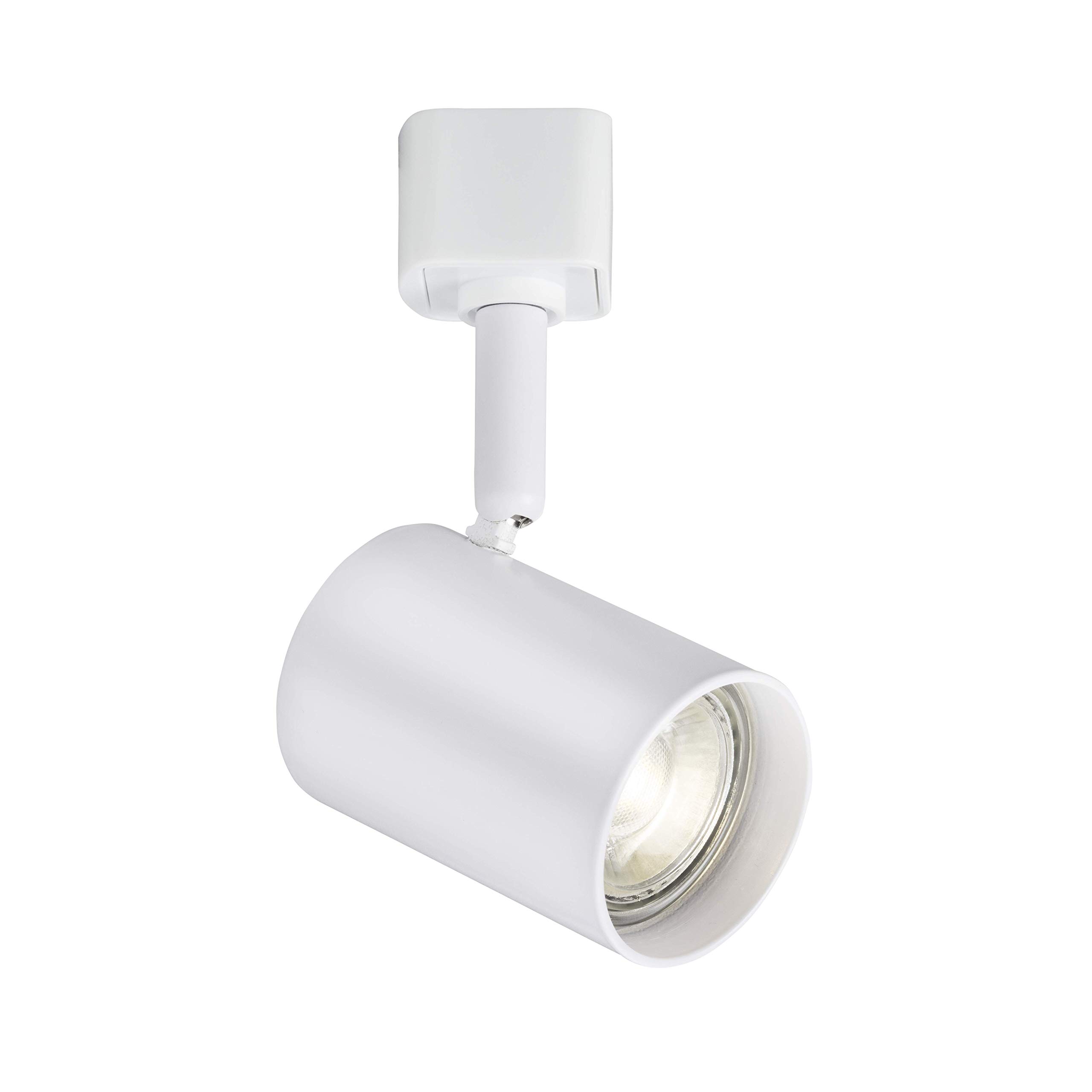 Knightsbridge White Gu10 Track Cylindrical Spotlight In