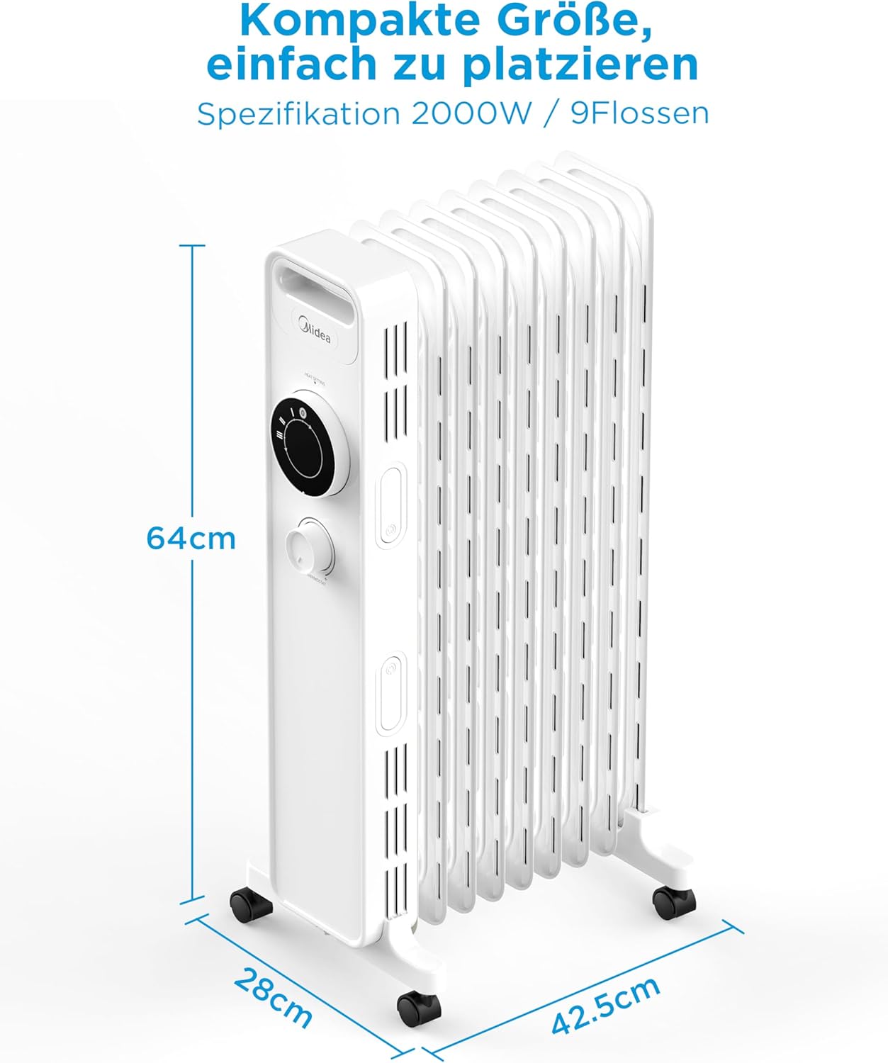 Midea Radiator Dimensions and Compact Size