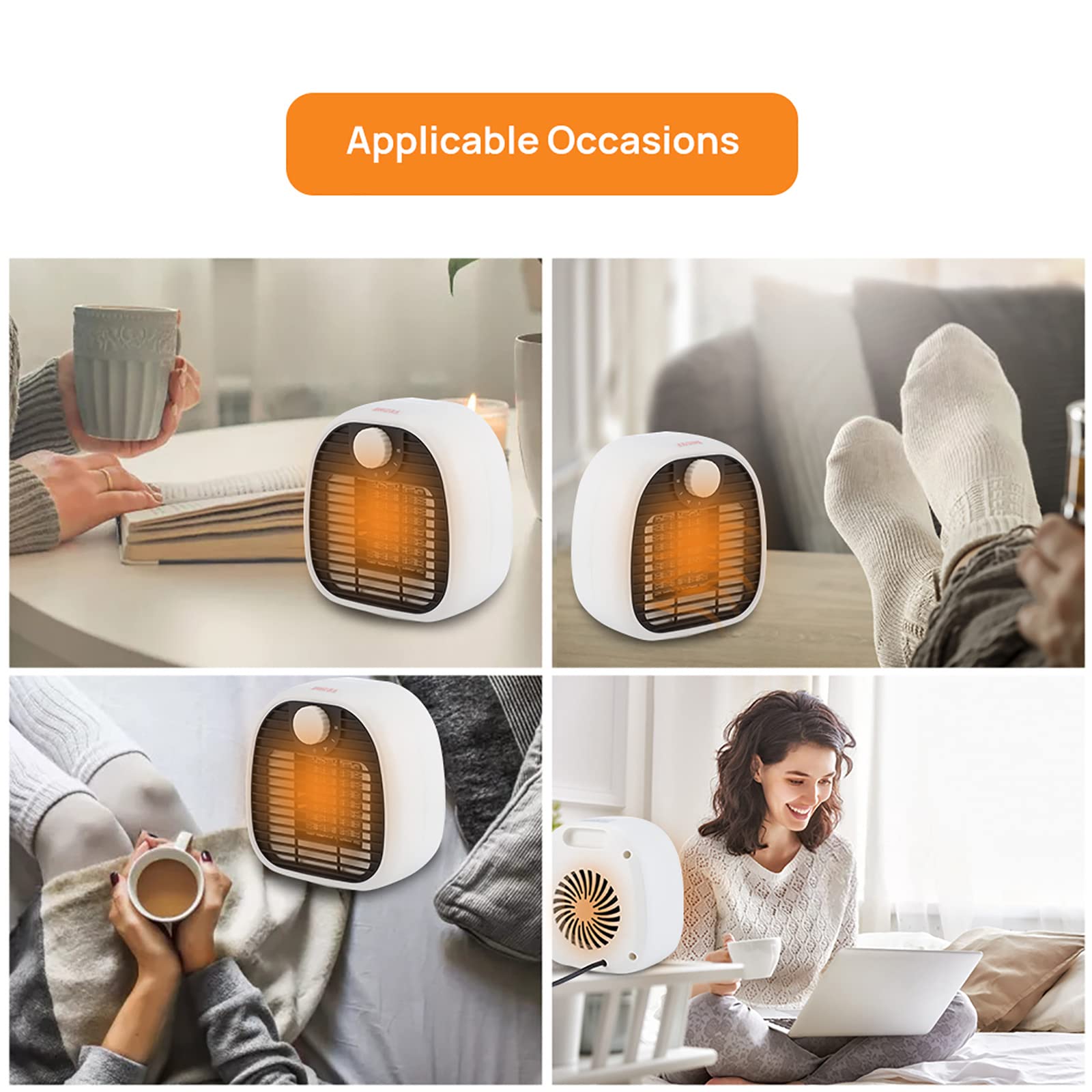 FAMYNGL Heating Fan Fan Heater with Low Power Consumption 3 Heat Levels  Temperature Adjustable Auto Shut Off When Falling Over for Office  Bedroom,Green : Amazon.nl: Home u0026 Kitchen