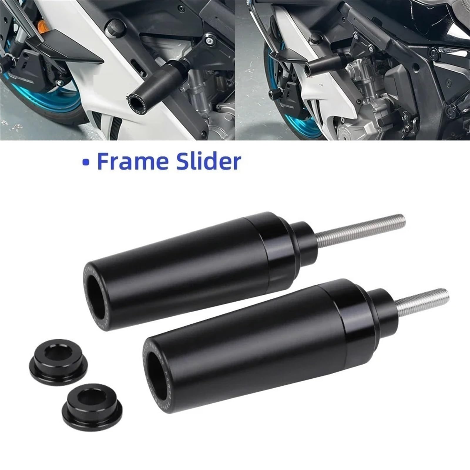 Pasuje do CFMOTO 675NK 675SS 675SR 675SR-R Rama owiewki Crash Slider Stojak na szpulę wahacza 675 SRR Podwozie Spoiler owiewki osłona(Frame Slider)