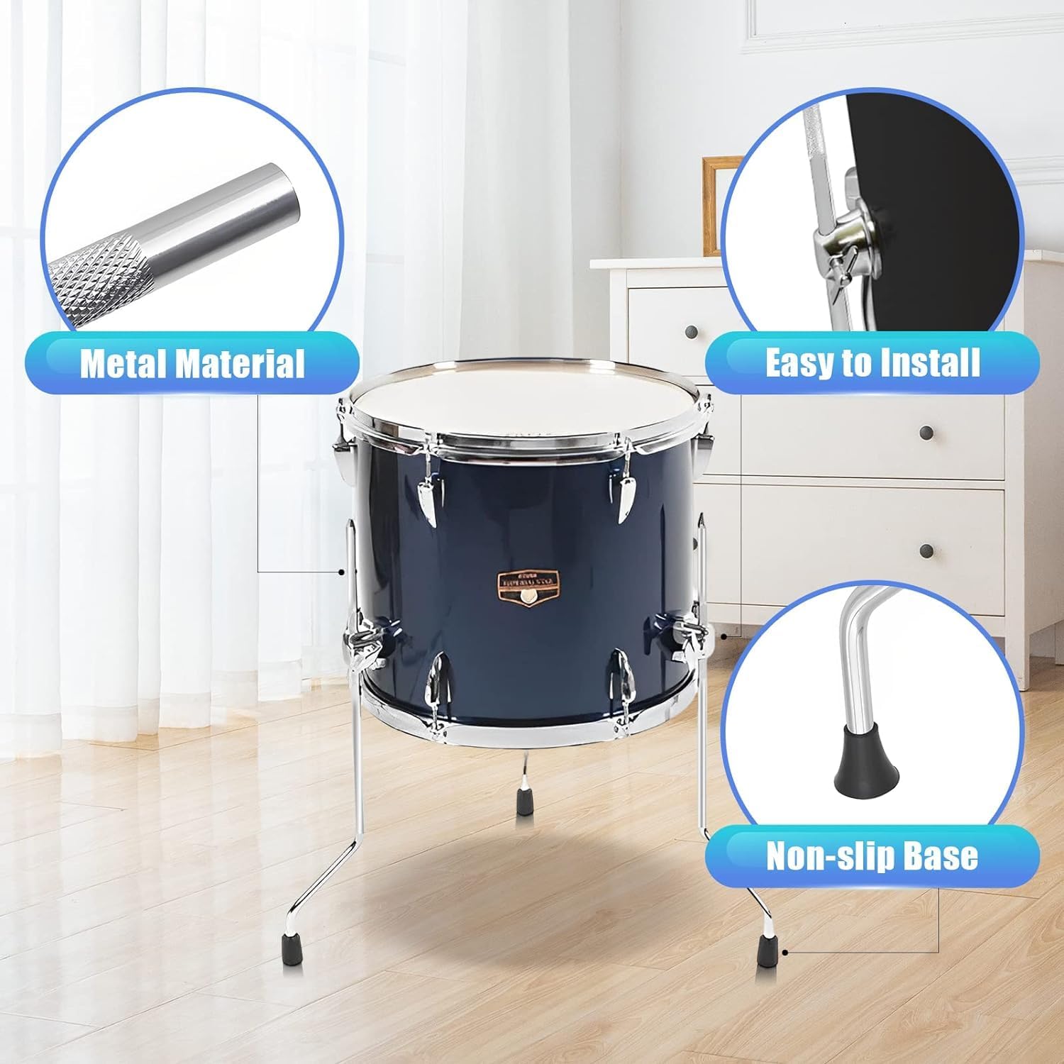 DYNWAVE Tom Leg for Drum Percussion Instrument Parts Replacement Parts DIY