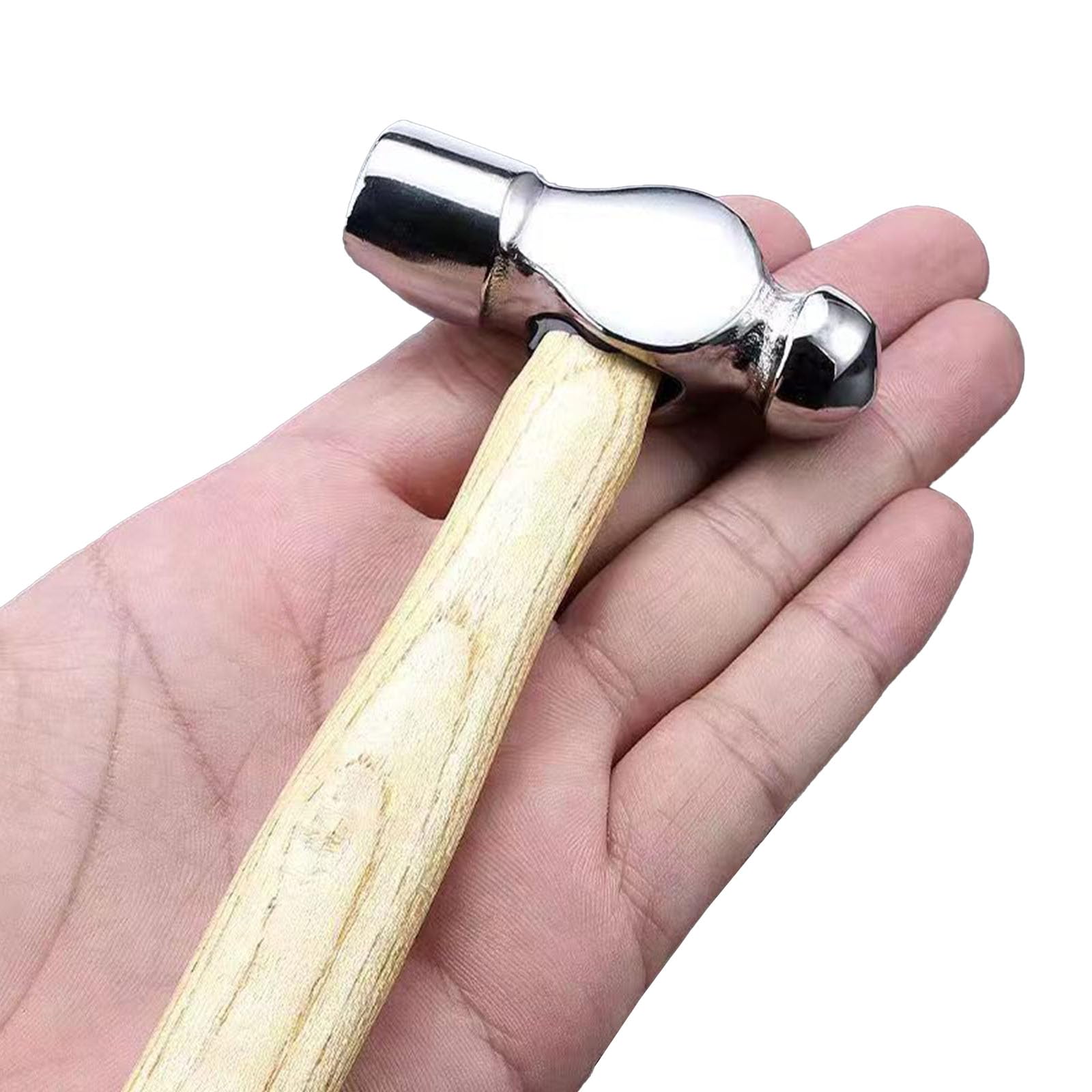 2 x Metal Jewellery Hammer Double-Sided Jewellery Mini Hammer for Household Workshop Metal Forming Repairing Punching - Image 2