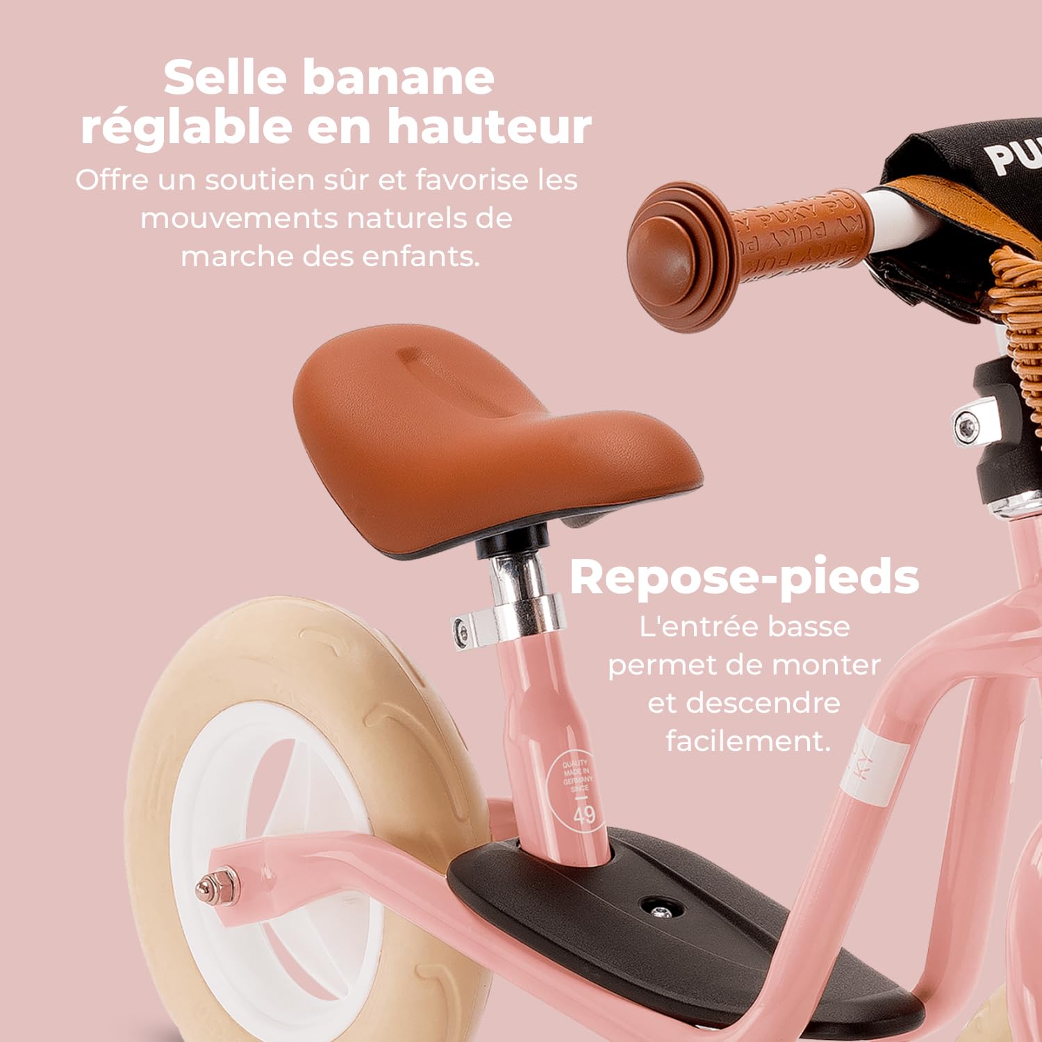 Draisienne électrique UrbanGlide E-Bike 120 Plus - Moteur 250W, Batterie 6Ah, Autonomie 15km, Pliable - Roues 12 Pouces